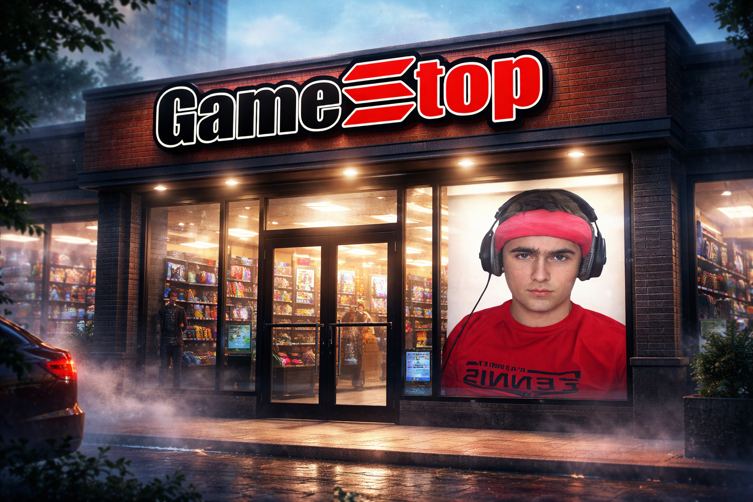GameStop Store Background